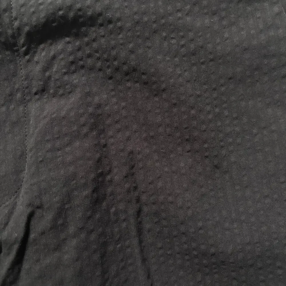 NWT J CREW LUDLOW BLACK SEERSUCKER SUIT SIZE 40